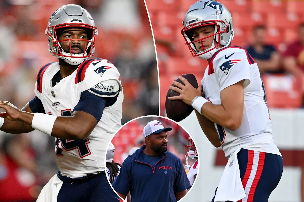 Patriots reveal starting QB in battle between Jacoby Brissett and Drake Maye