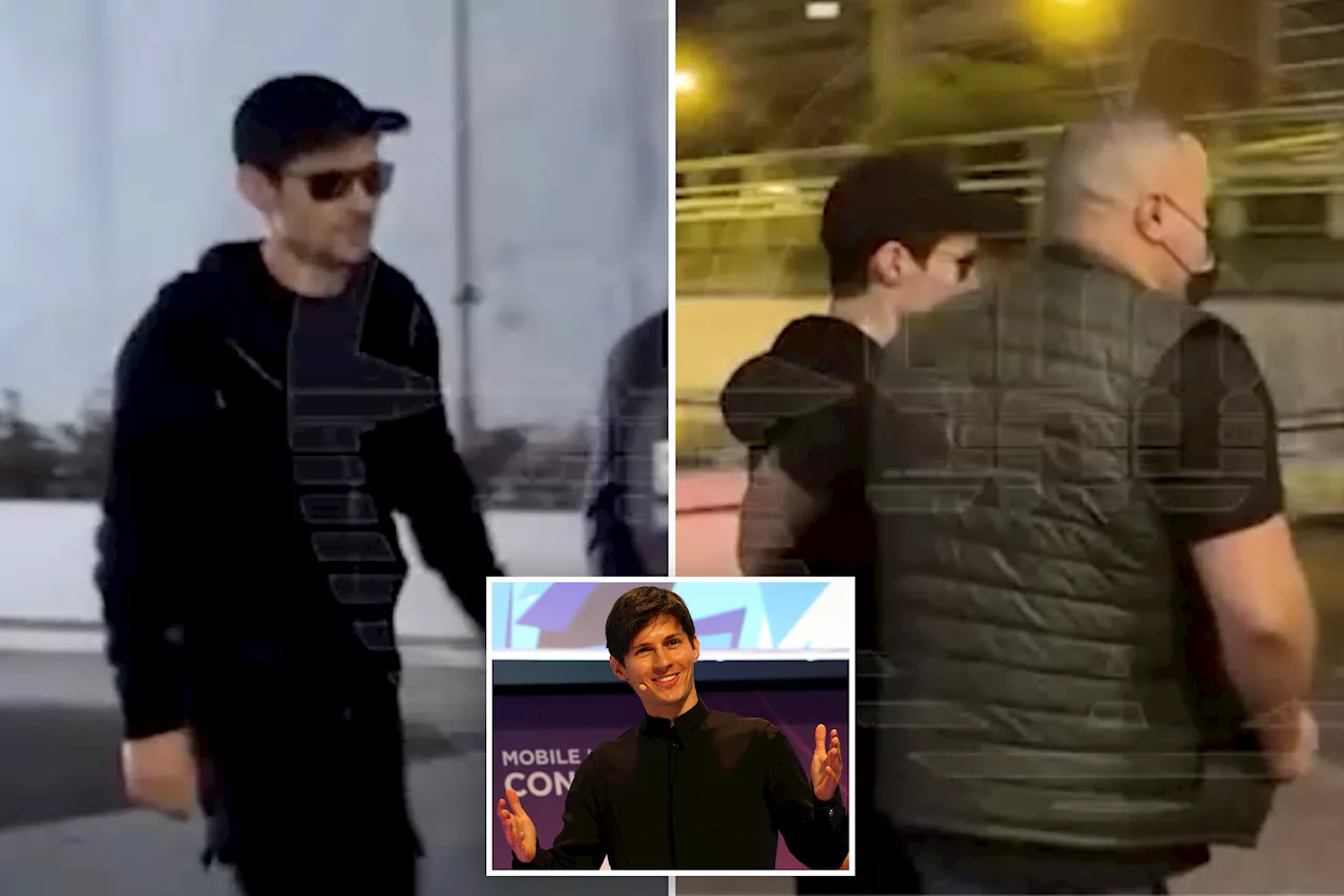 Telegram co-founder Pavel Durov seen being released from French custody in new video