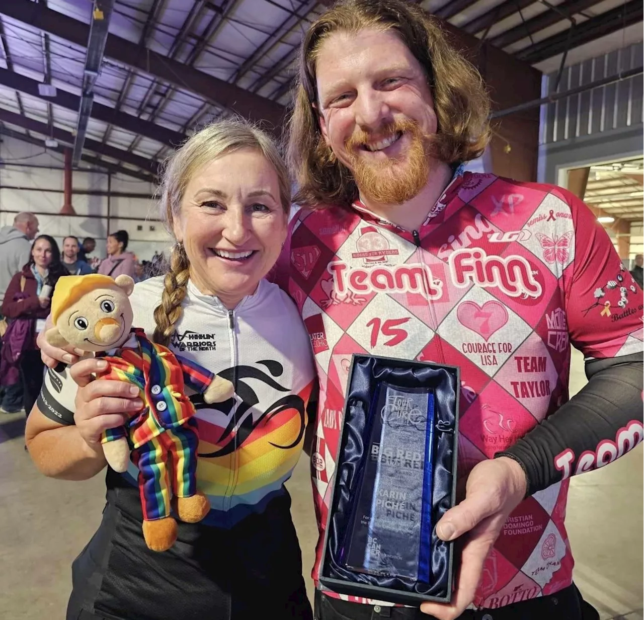 Founder of Wheelin' Warriors of the North gets prestigious Tour de Cure award