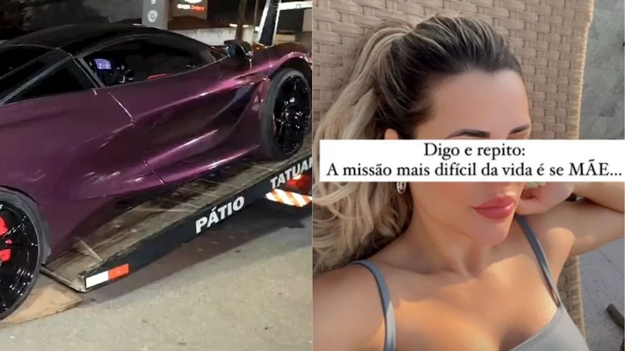 Deolane Bezerra se pronuncia após filho ter carro apreendido: 'Missão mais difícil é ser mãe'