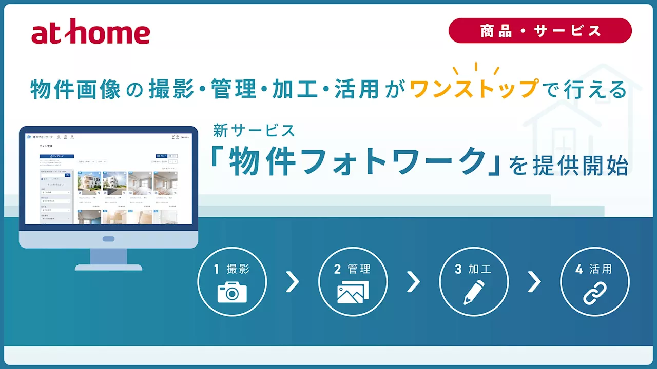 物件画像の撮影・管理・加工・活用がワンストップで行える新サービス「物件フォトワーク」を提供開始