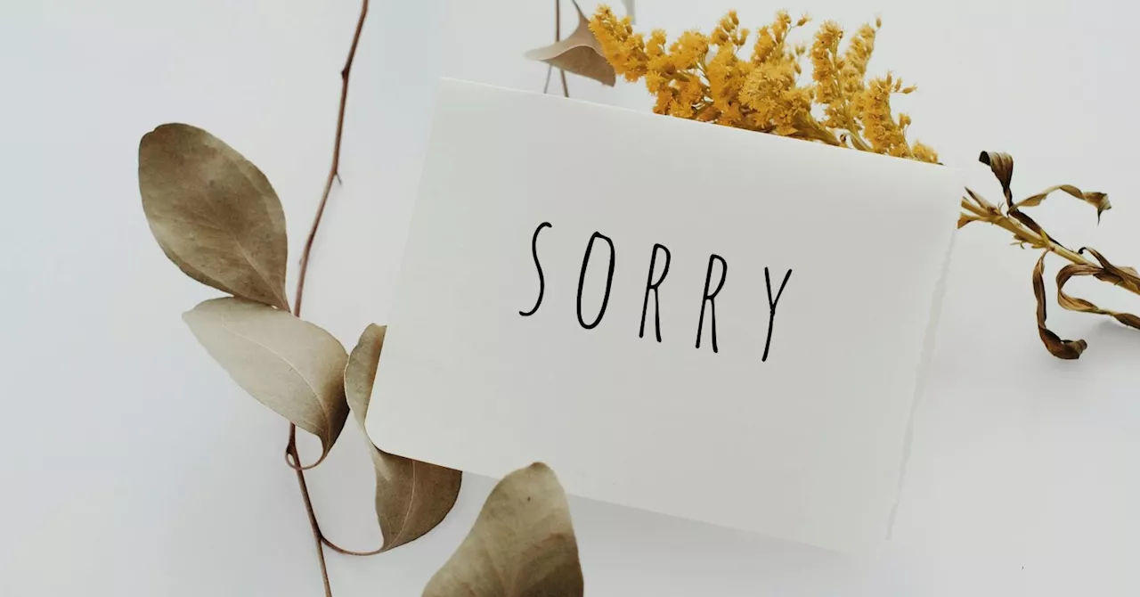 Four do's and four don'ts of an effective apology.