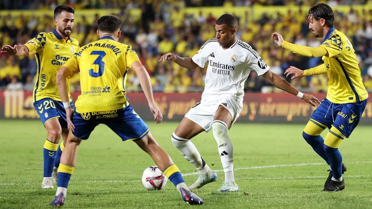 La Liga: Real Madrid patzt bei Las Palmas erneut, Kylian Mbappe weiter torlos