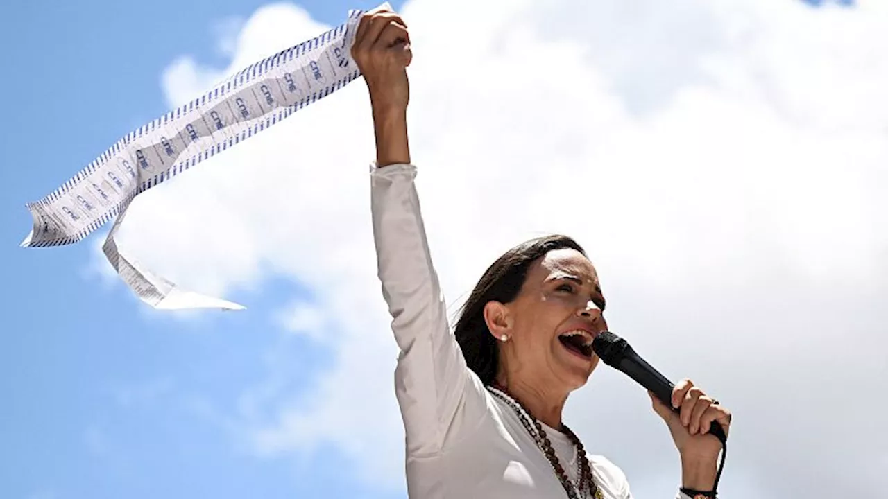 Corina Machado: 'Nadie se imaginaba que íbamos a poder demostrar nuestra victoria'