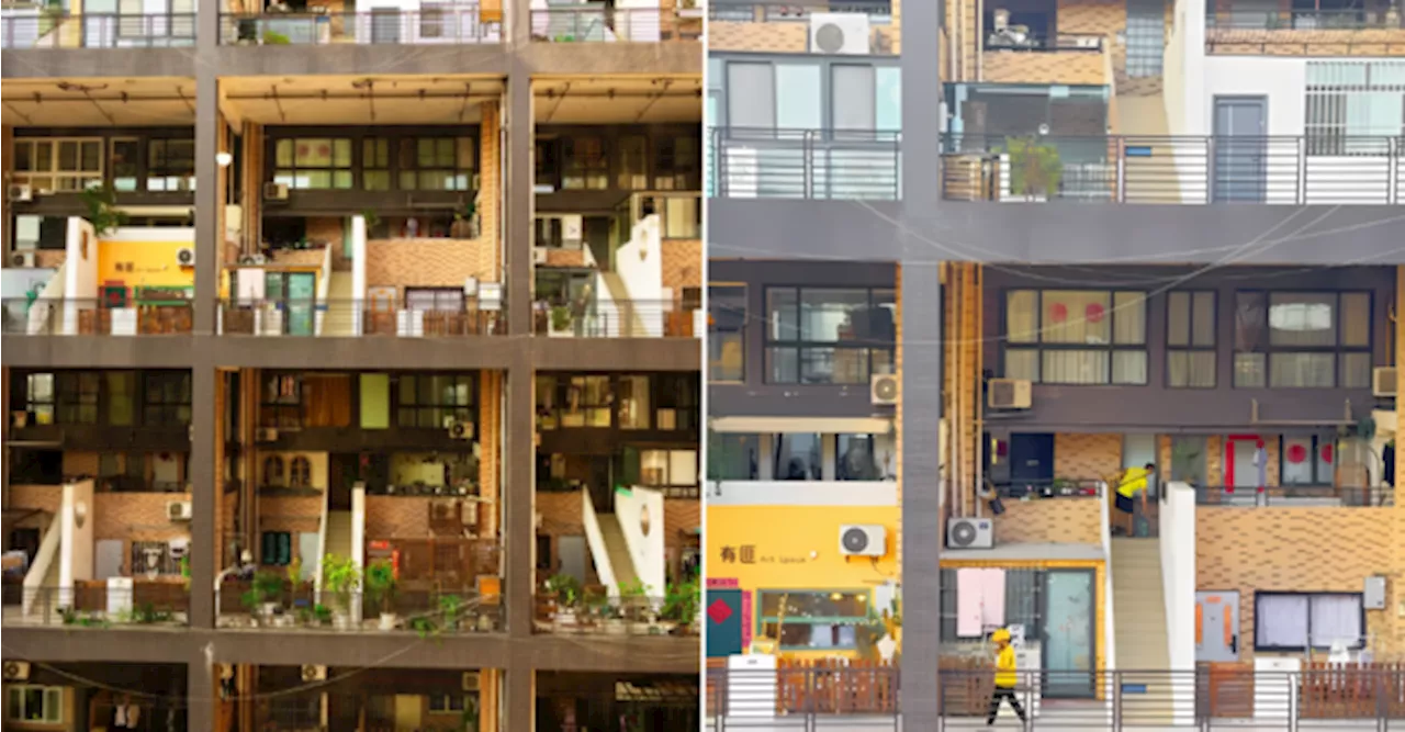 'It's Not AI!' — This Building In China Goes Viral For Resembling A Dollhouse