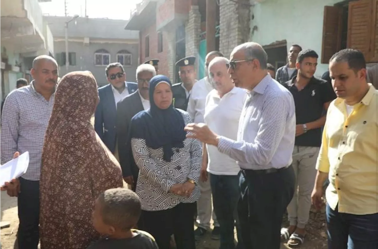 محافظ المنيا يوجه بتوفير سيارات كسح مجانا لأهالي عزبة طهران