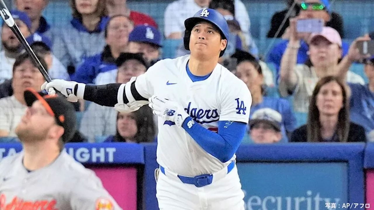 大谷翔平 1HR＆2盗塁、史上2人目「42－42」到達！2戦連続マルチで打率.295、ド軍逆転勝ちで2位D.バックスとは3差のまま（2024年8月29日）｜BIGLOBEニュース