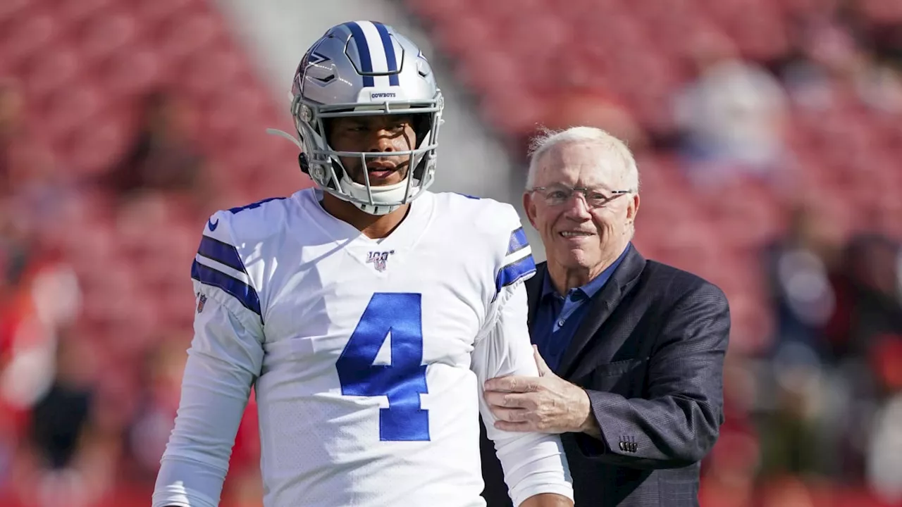 Dak Prescott takes shot at Jerry Jones' loose lips in media regarding contract talks