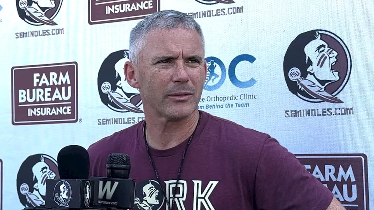 FSU Football Head Coach Mike Norvell Recaps Practice Ahead of Boston College