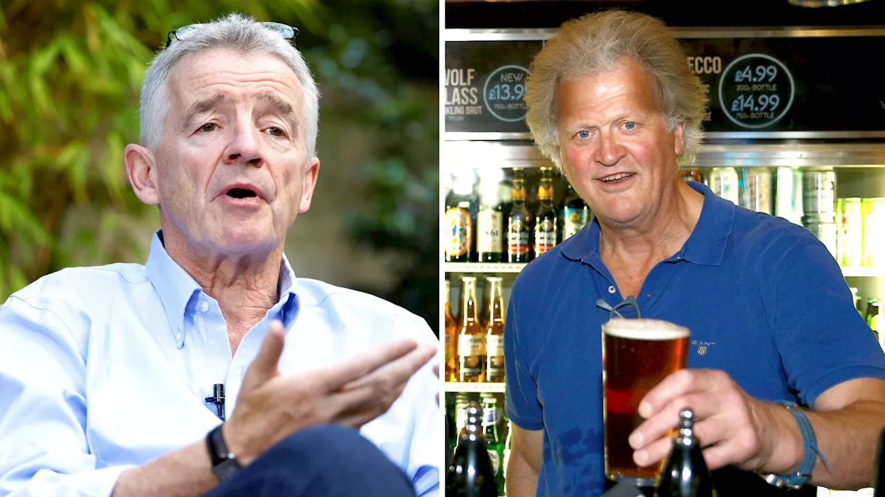 Money blog: Wetherspoons boss hits back at Ryanair chief over call to limit airport drinking