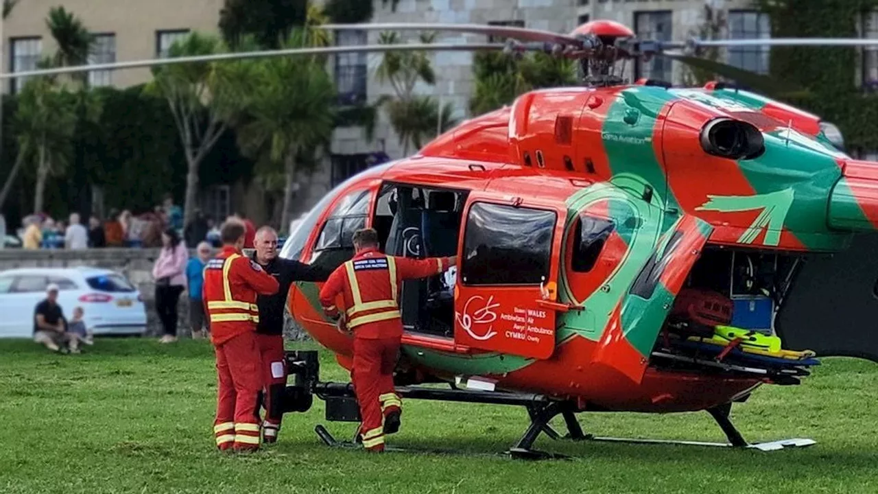 Two pedestrians were among three people killed in crash near pier in North Wales seaside town