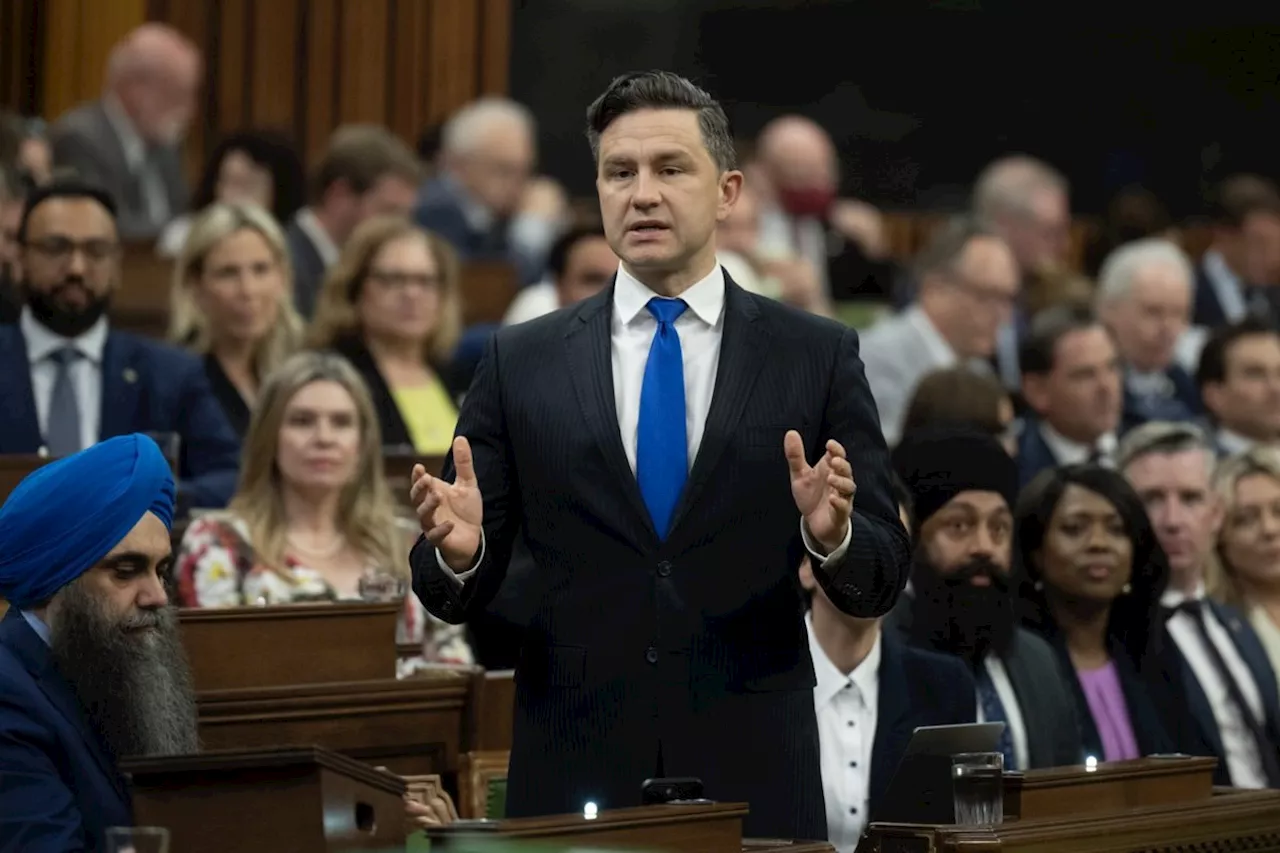 Poilievre urges Singh to end NDP deal with Liberals, force fall election