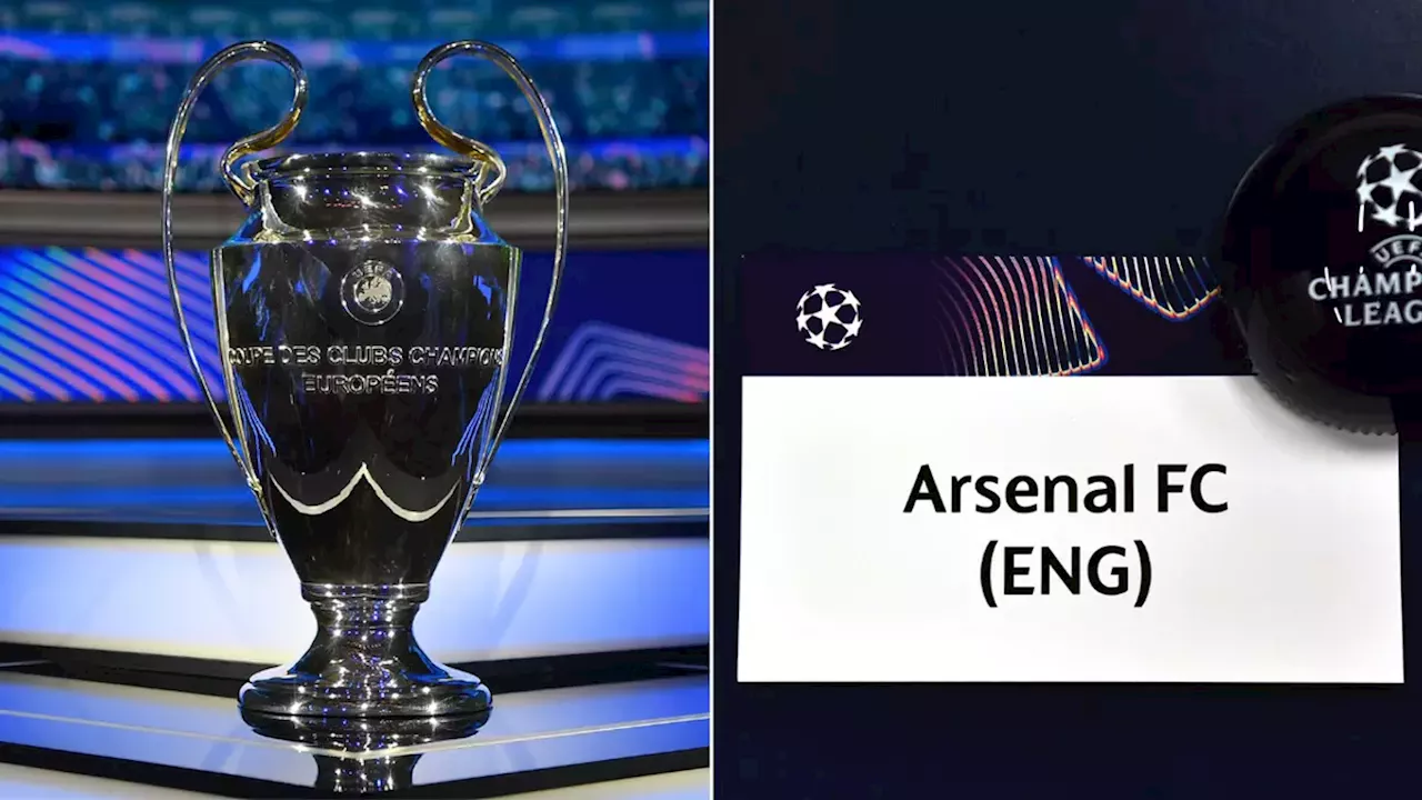 Arsenal, Liverpool, Man City and Aston Villa's nightmare Champions League opponents revealed ahead of draw