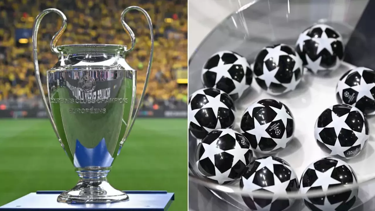 Champions League draw LIVE: Man City, Arsenal, Liverpool and Aston Villa learn league phase opponents