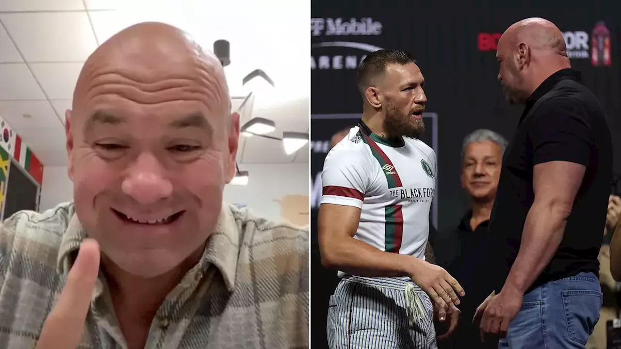 Dana White drops massive hint over Conor McGregor's long-awaited return to UFC