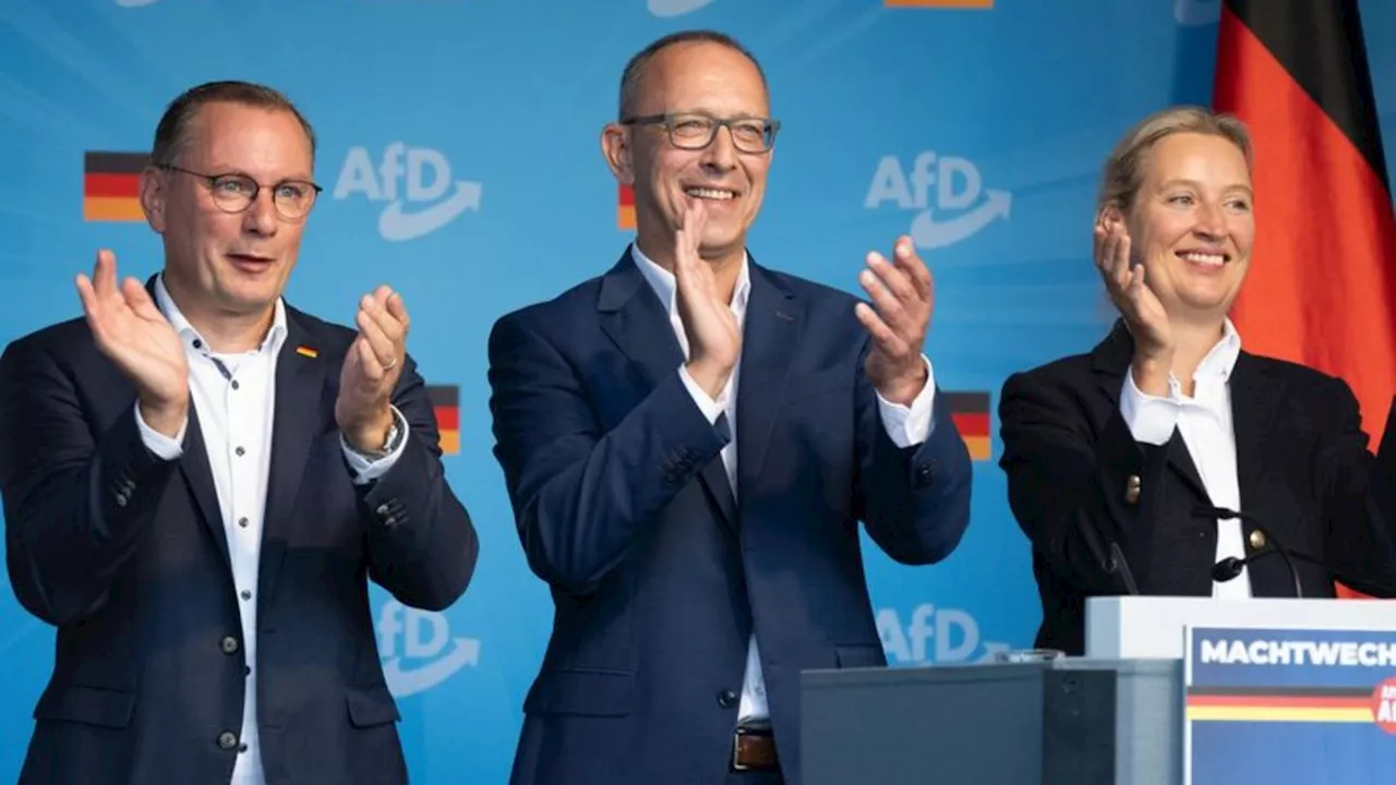 Landtagswahl in Sachsen: Weidel in Dresden: 'Wählertäuschung' von Ampel und Union