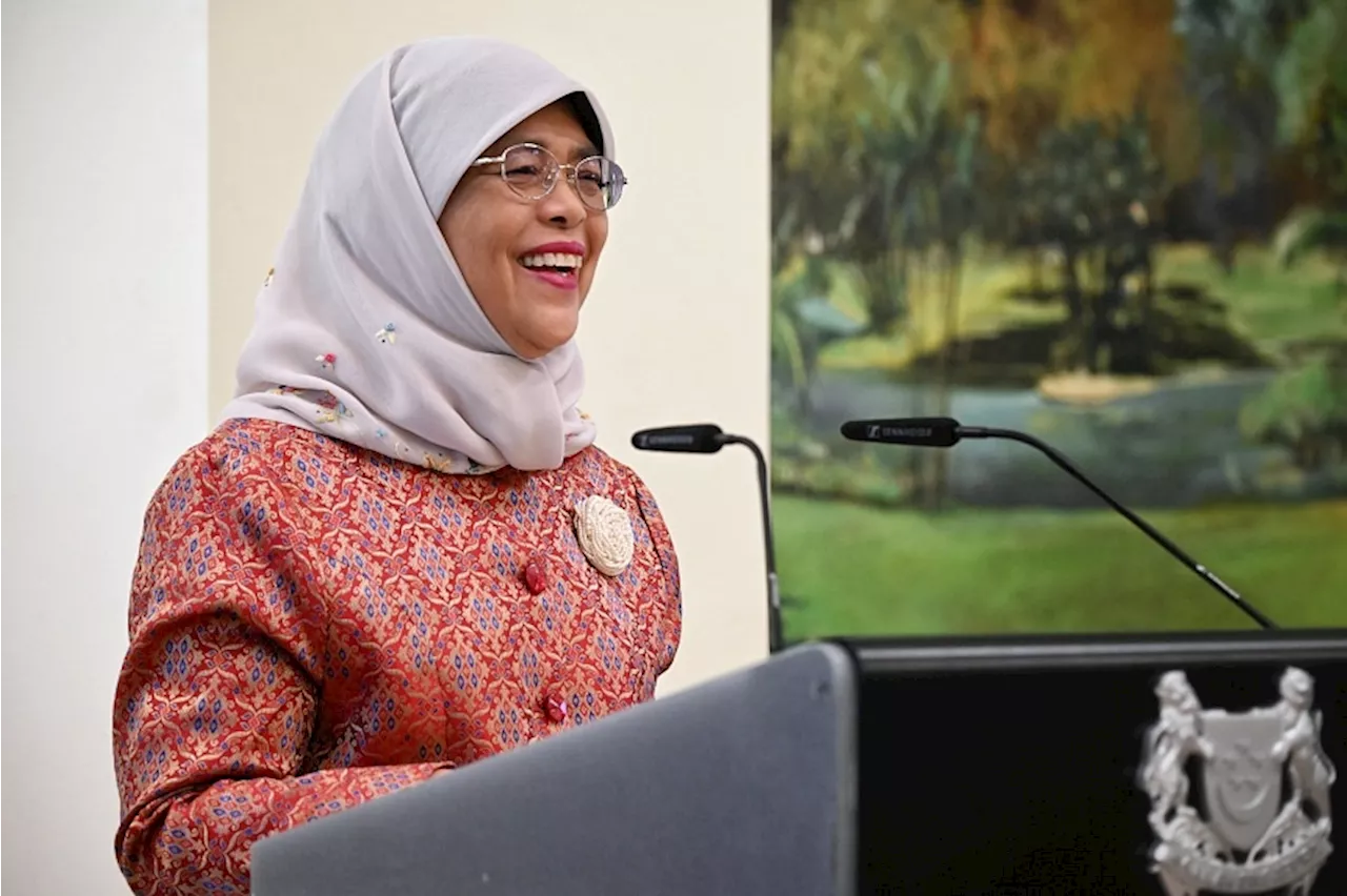 Former president Halimah Yacob appointed as chief patron of SIAS