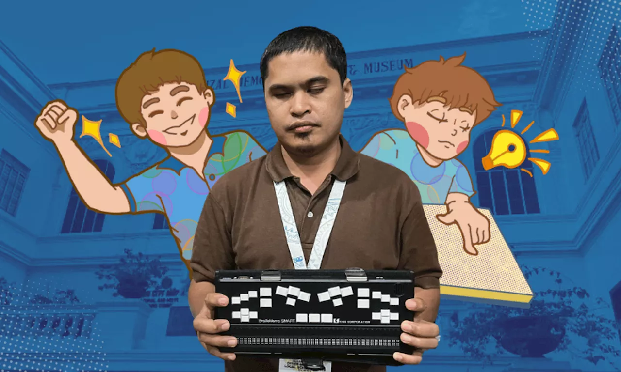 A blind librarian’s vision: Visually impaired Cebuanos exploring a web of worlds