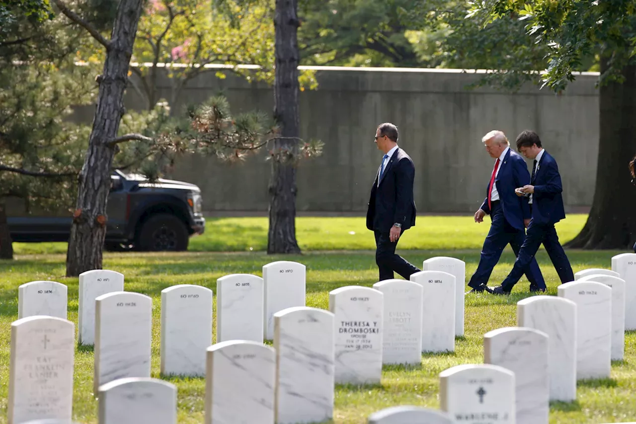 US-Wahl 2024 aktuell: Trumps Wahlkampfteam soll Mitarbeiterin auf Soldatenfriedhof angegriffen haben