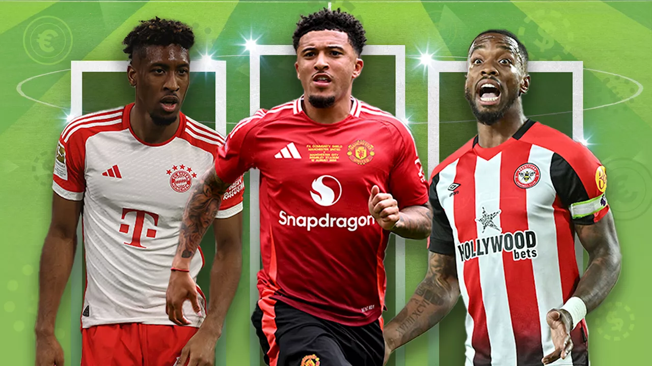 Ivan Toney and Jadon Sancho among stars who could seal late transfers on deadline day...