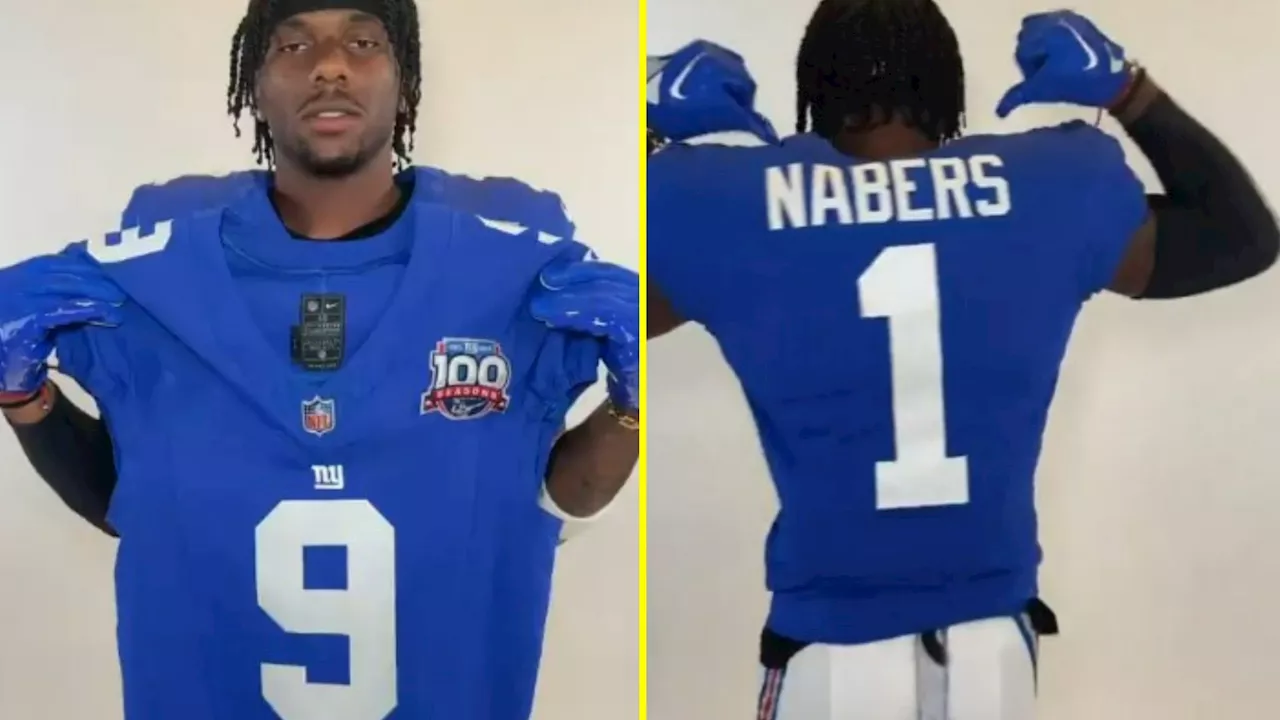 Malik Nabers stunning early impact underlined by historic special request to unretire the first number...