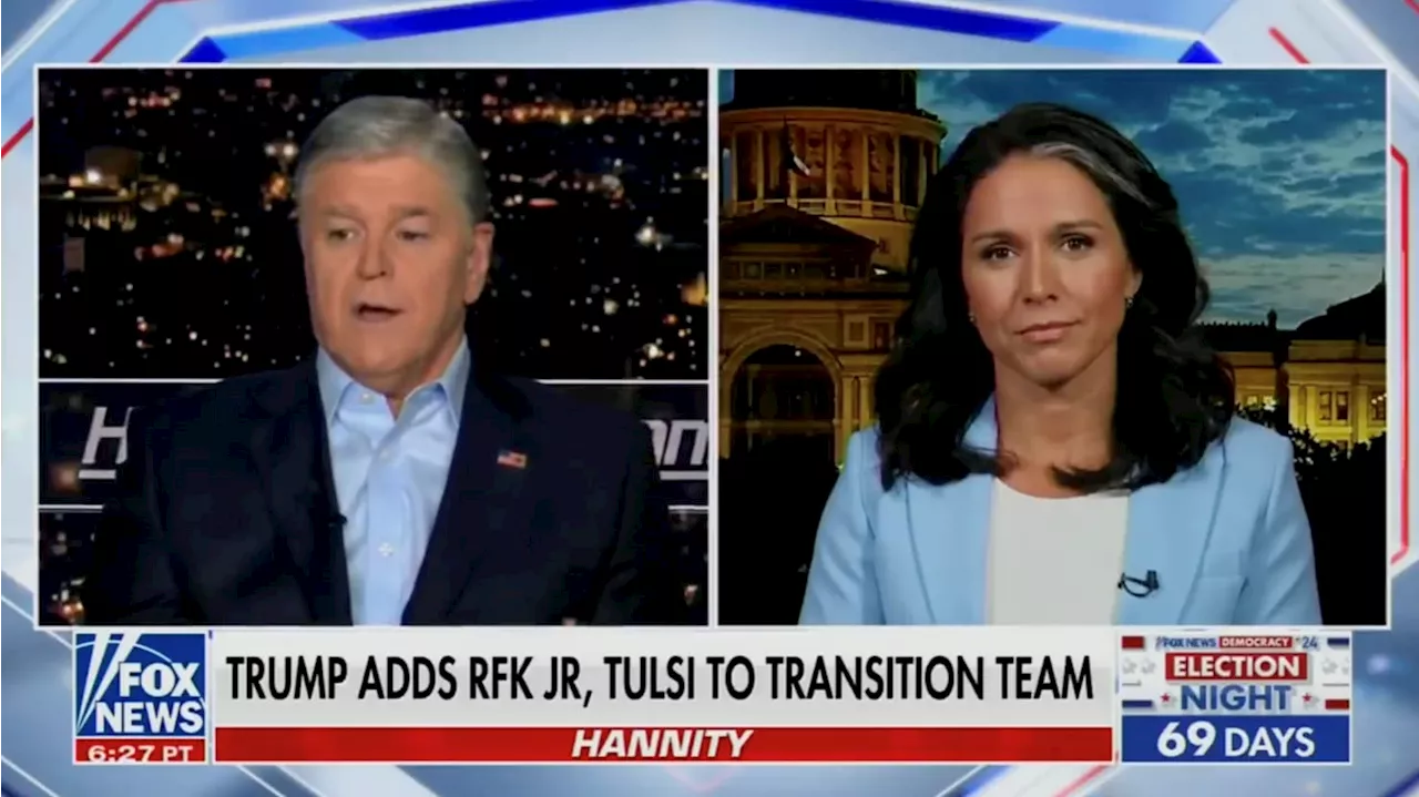 Tulsi Gabbard Tells Sean Hannity She’s Stuck on TSA ‘Terrorist’ Watchlist