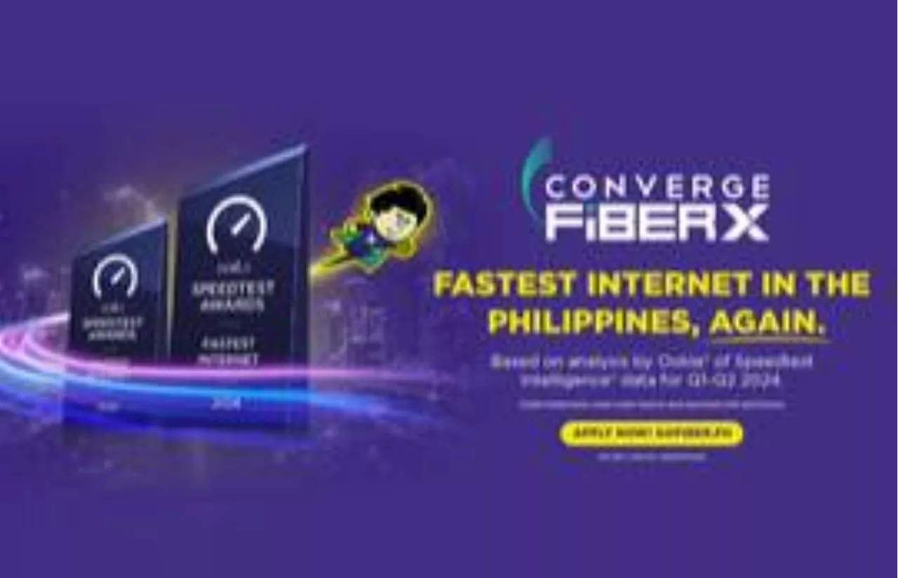 Converge crowned PH fastest internet provider for 2nd consecutive year