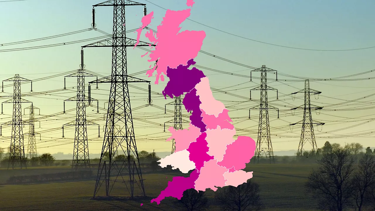 Map reveals how much energy bills will rise in your area this winter – how much more will you pay?...