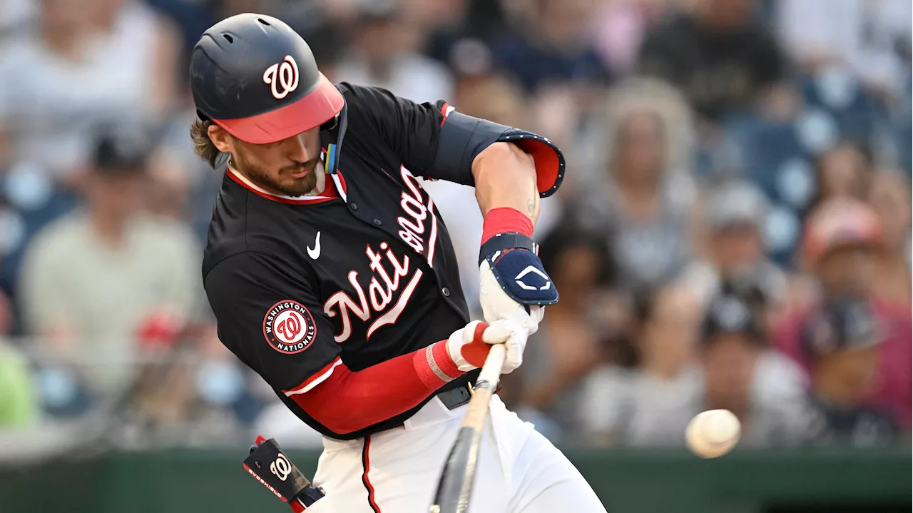 Crews hits first career homer, helps Nationals to win over Yankees