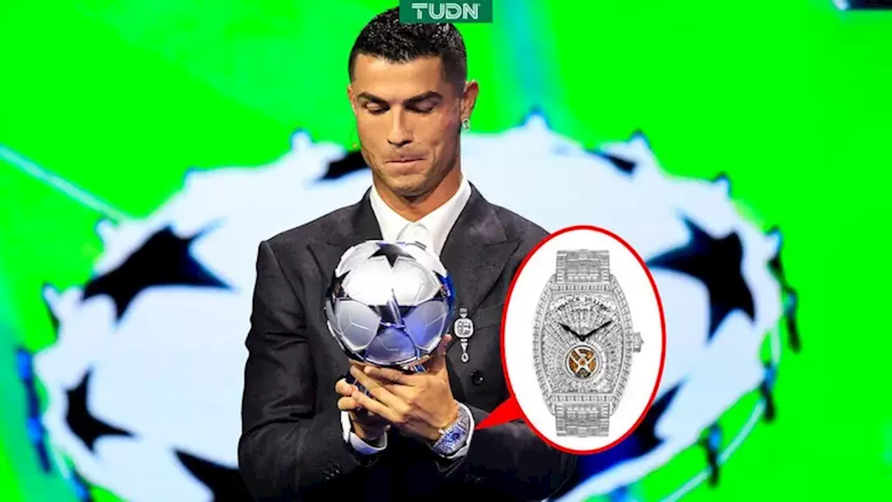 El excéntrico reloj de Cristiano Ronaldo en el sorteo de Champions League