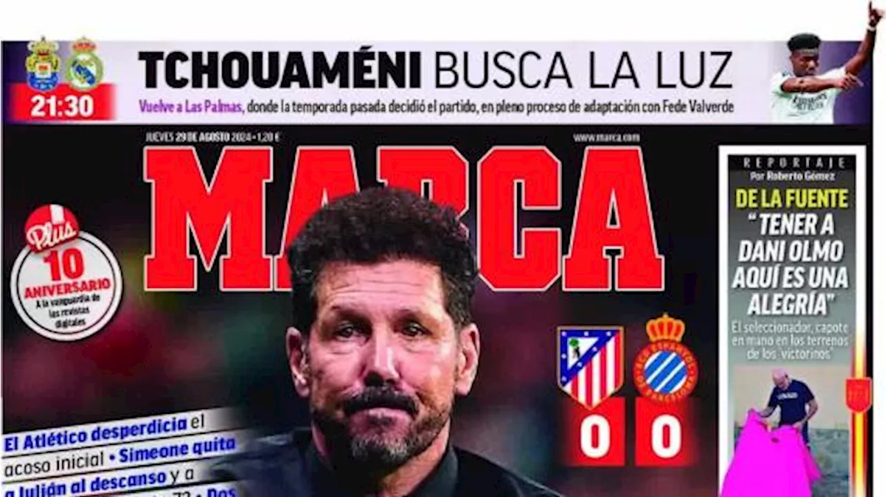  L'Atletico sbatte sull'Espanyol: finisce 0-0 al Wanda Metropolitano