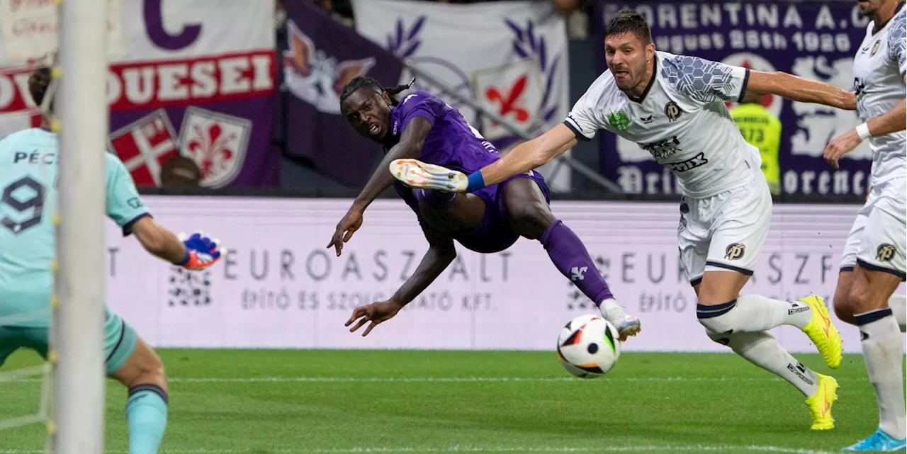 Kean gol, poi ci pensa De Gea: Fiorentina in Conference con il brivido