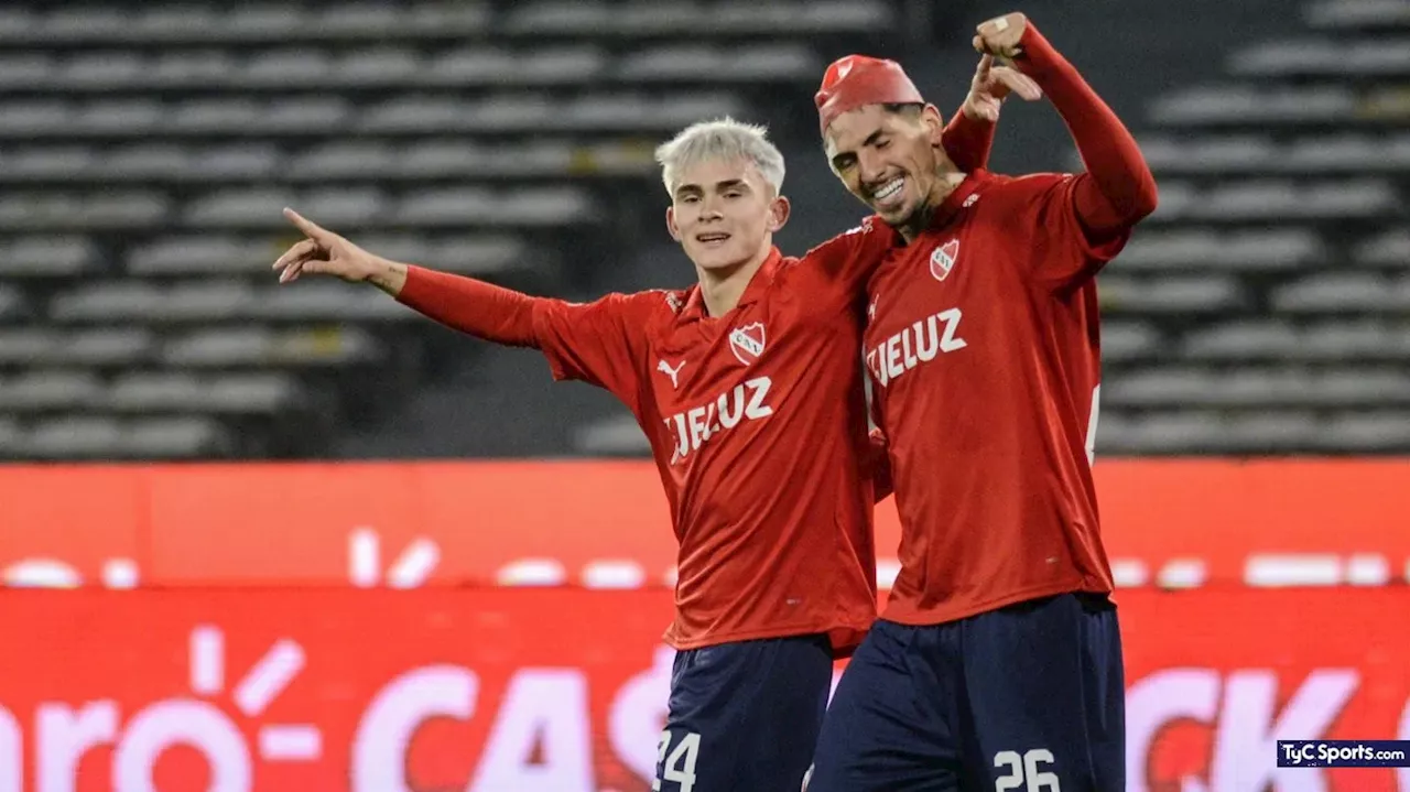 Santi López, titular, figura y gol en Independiente tras su posteo polémico