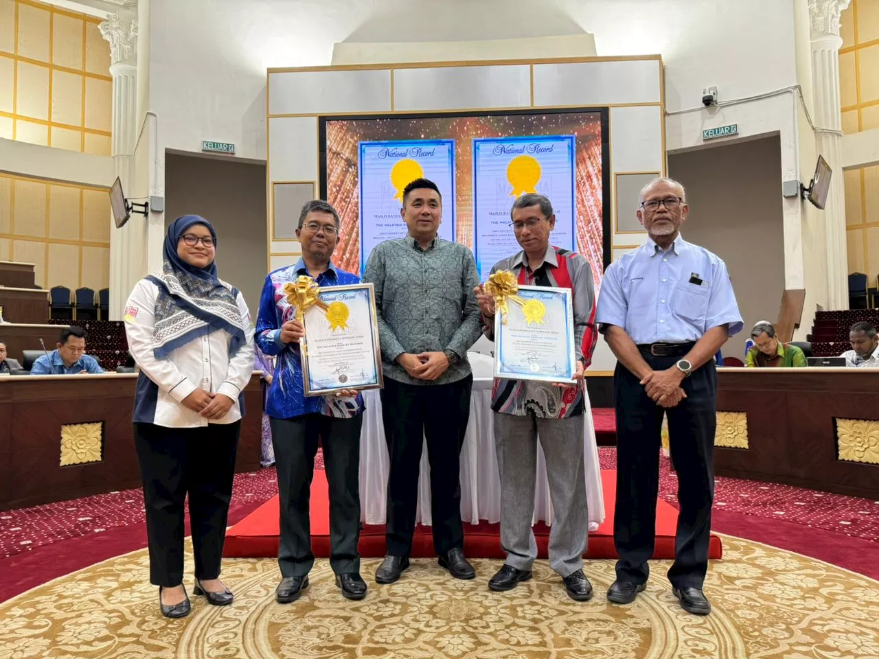 MBSP terima dua sijil Malaysia Book Of Records