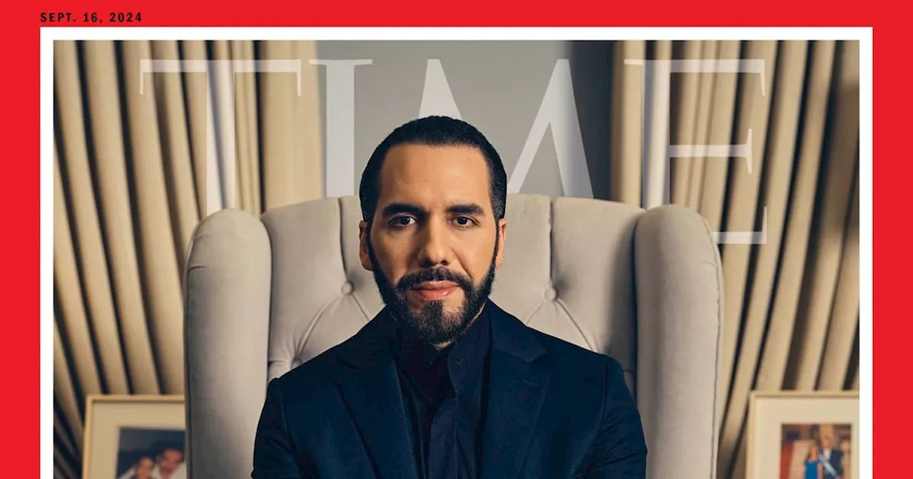 Revista ‘Time’ elige a Nayib Bukele como protagonista su portada más reciente