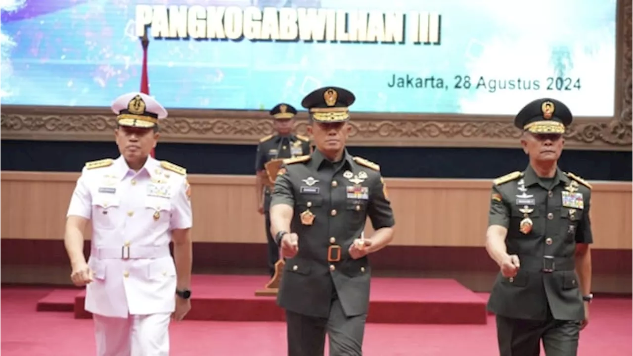 3 Jenderal Bintang Tiga TNI Dimutasi Panglima TNI, Siapa Saja Mereka?