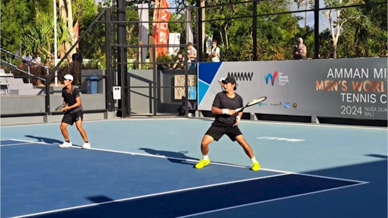 Dramatis, Christopher Rungkat/Nathan Barki Lolos Semifinal World Mens Tennis Championship 2024