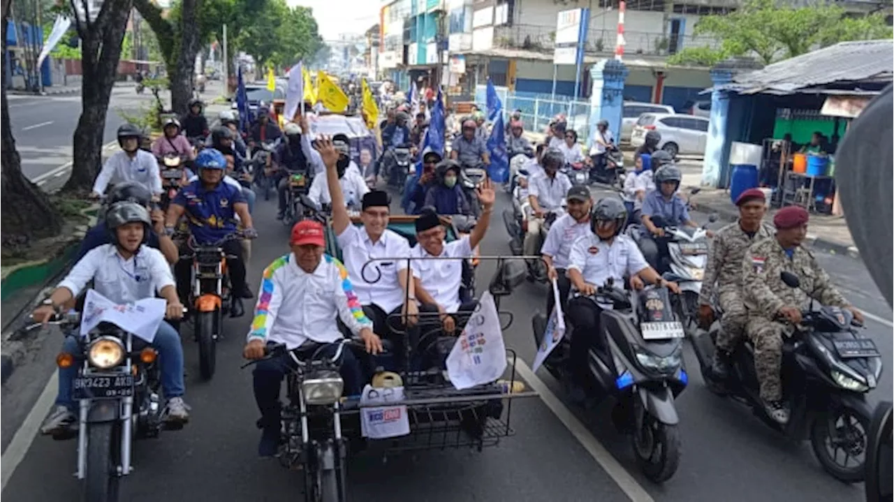 Keponakan Paloh Borong Dukungan Parpol di Medan, Ribuan Pendukung Kawal Daftar ke KPU