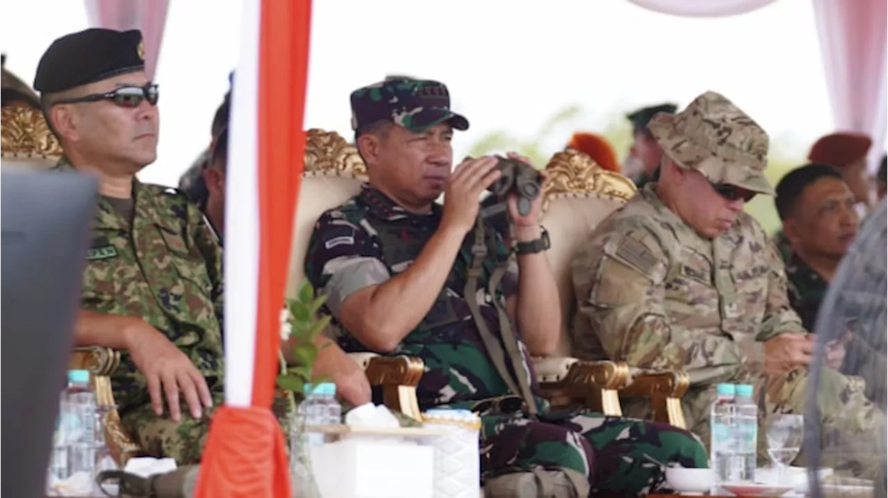 Ratusan Militer Asing dan TNI Penuhi Langit Baturaja, Jenderal Agus Tinjau Langsung SGS 2024