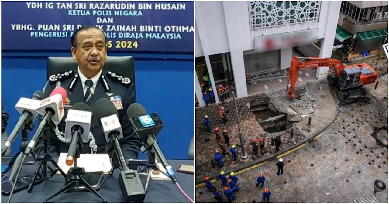 No Need to Declare Jalan Masjid India a Danger Zone Despite Sinkhole Incident, PDRM Says