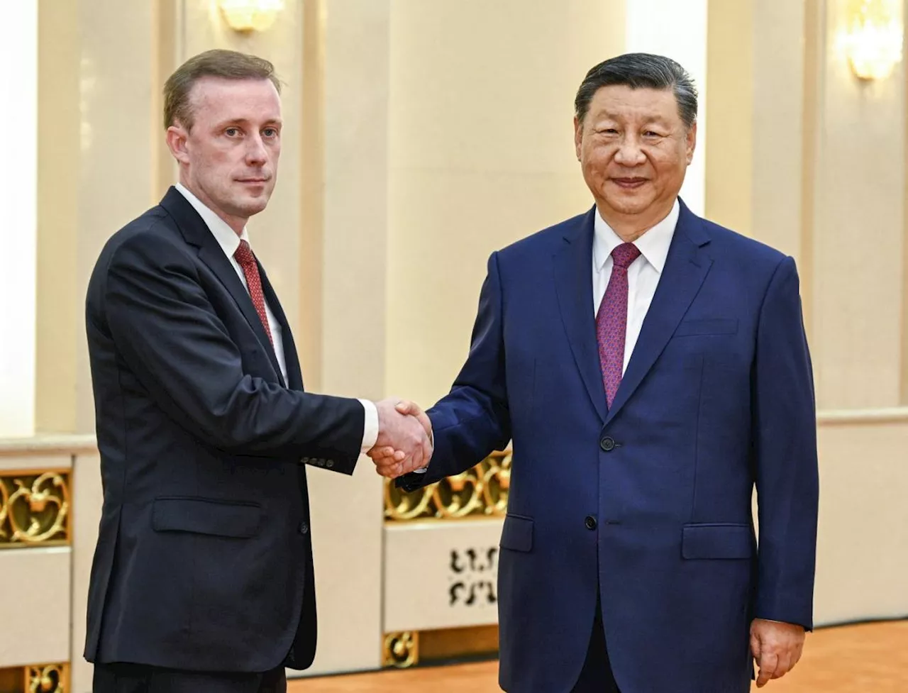 Chinese leader Xi meets with US national security adviser Jake Sullivan in a bid to improve ties