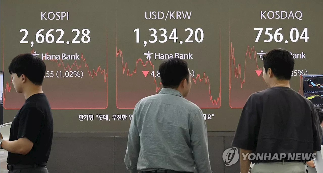 코스피 '엔비디아 쇼크' 1% 넘게 내려…반도체株 일제히 급락(종합)