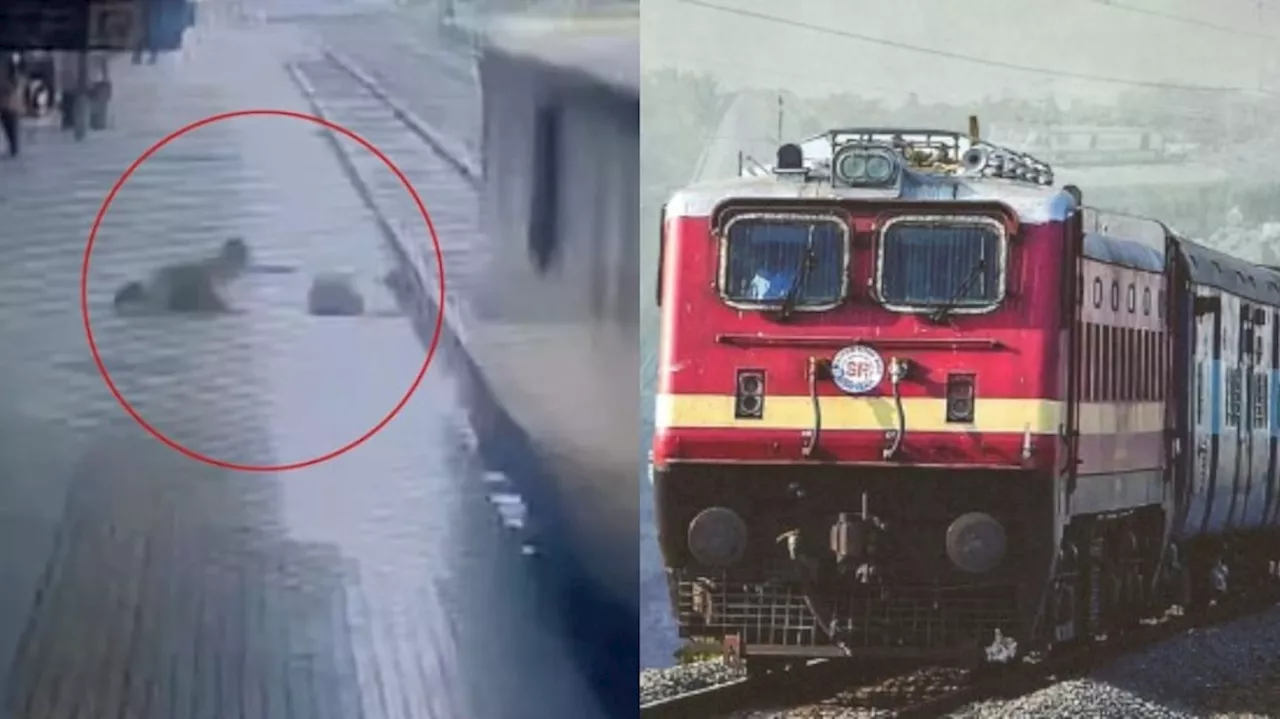 Woman hit by Train: ఒళ్లు గగుర్పొడిచే వీడియో.. ప్లాట్ ఫామ్ దాటేందుకు ప్రయత్నించిన మహిళ.. ఇంతలో..