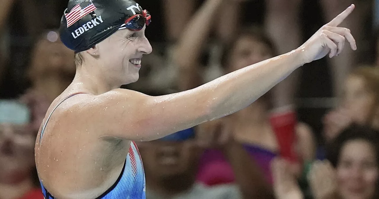 Katie Ledecky swims into history with 800 freestyle victory at the Paris Olympics