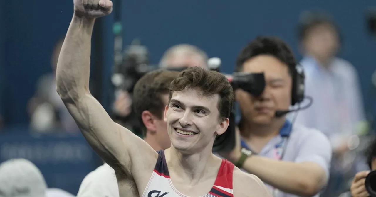 U.S. pommel horse specialist Stephen Nedoroscik wins bronze in individual event