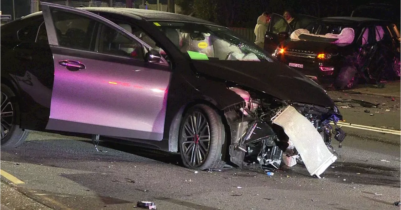 Driver allegedly caught three times over the limit after multi-vehicle crash in Sydney's south