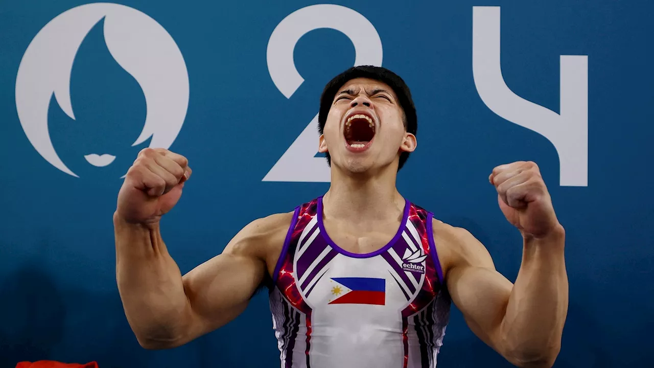 Carlos Yulo becomes the 2nd athlete from the Philippines ever to win Olympic gold