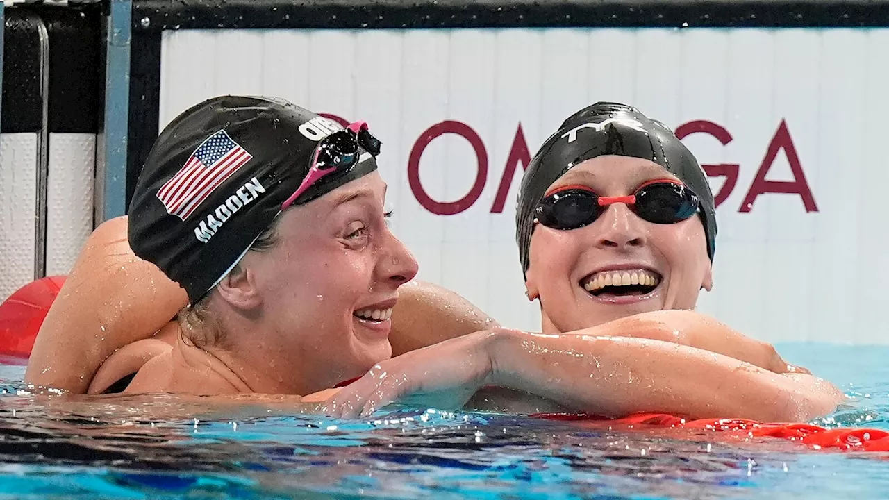 Katie Ledecky swims into history with 800 freestyle victory at the Paris Olympics