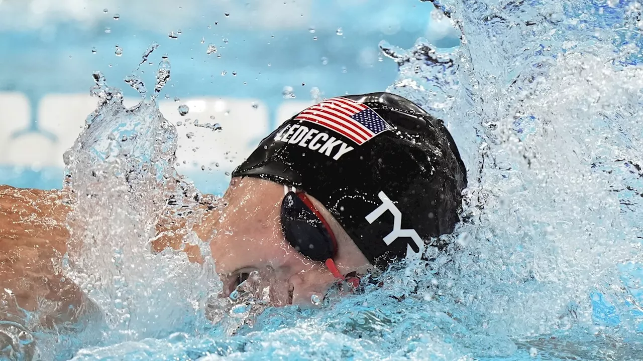 Olympics live updates: Katie Ledecky wins 800-meter freestyle swimming gold