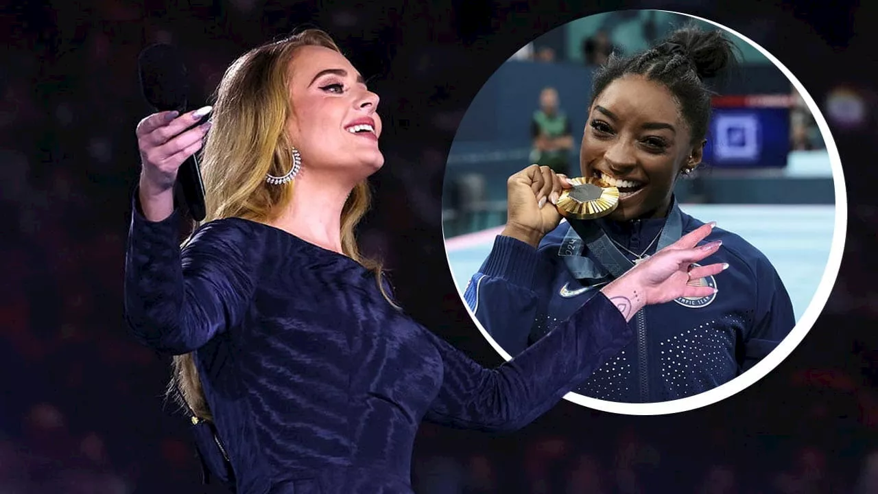 Adele: Auch sie ist großer Fan von Simone Biles